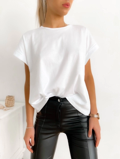 Remera de Algodon Amplia