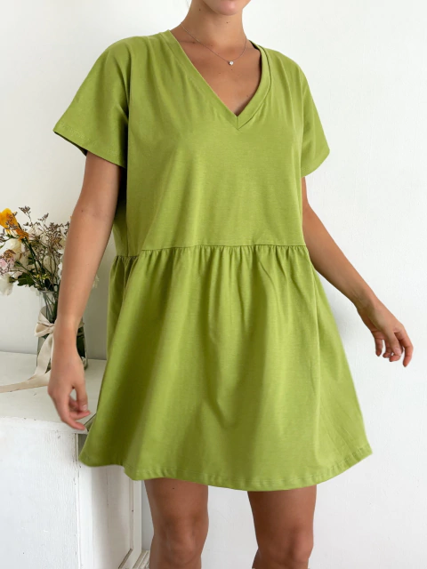 Vestido Escote en V